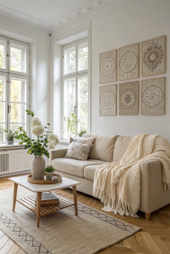 serene scandinavian beige aesthetic