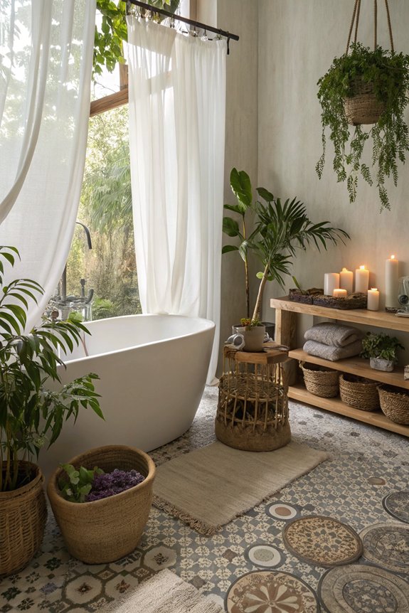 spa ambiance with aromatherapy