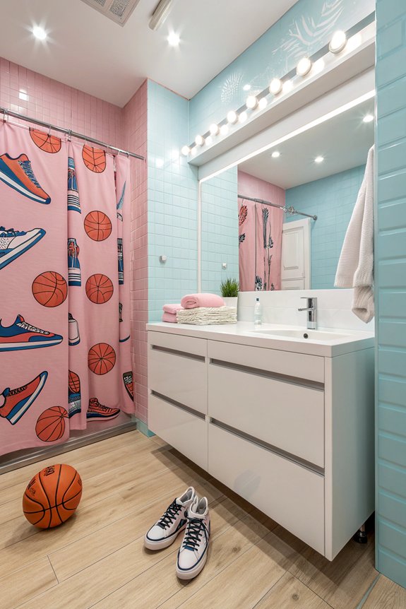 sporty bathroom design inspiration