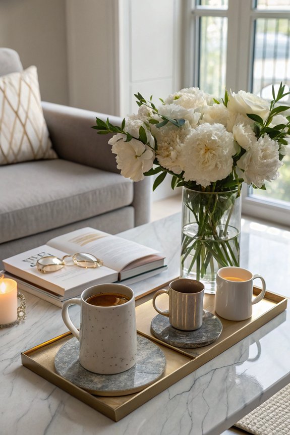 stylish functional coasters enhance decor