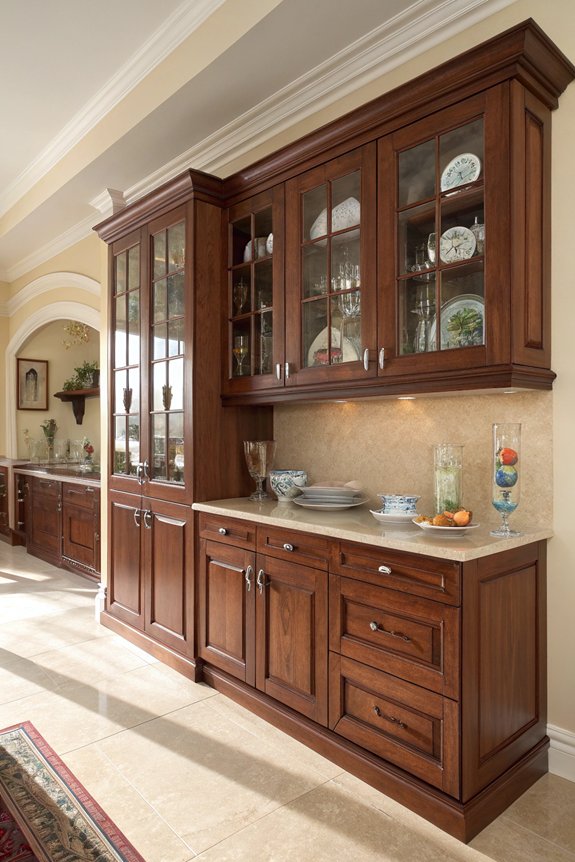 stylish functional kitchen display