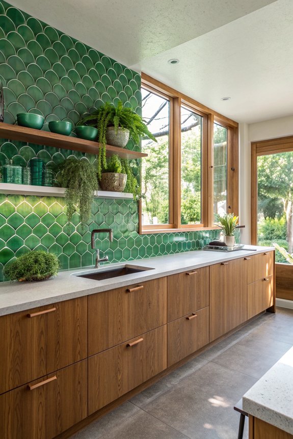 sustainable kitchen backsplash ideas