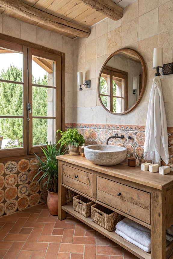 sustainable mediterranean bathroom materials
