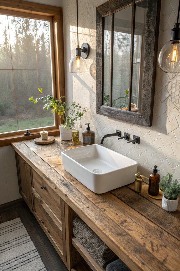 sustainable reclaimed wood countertops