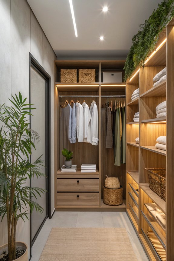 sustainable stylish closet designs
