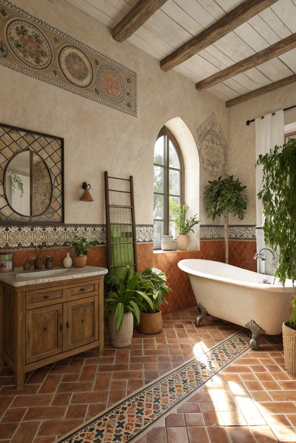 terracotta tiles mediterranean charm