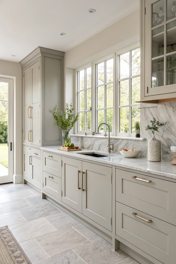 transformative light grey cabinets