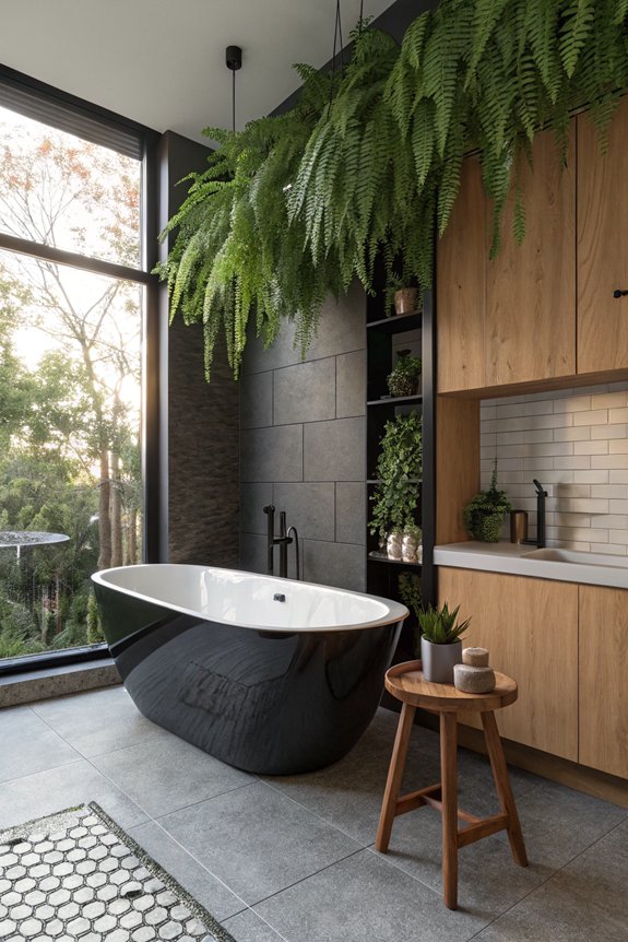 vibrant plants enhance decor