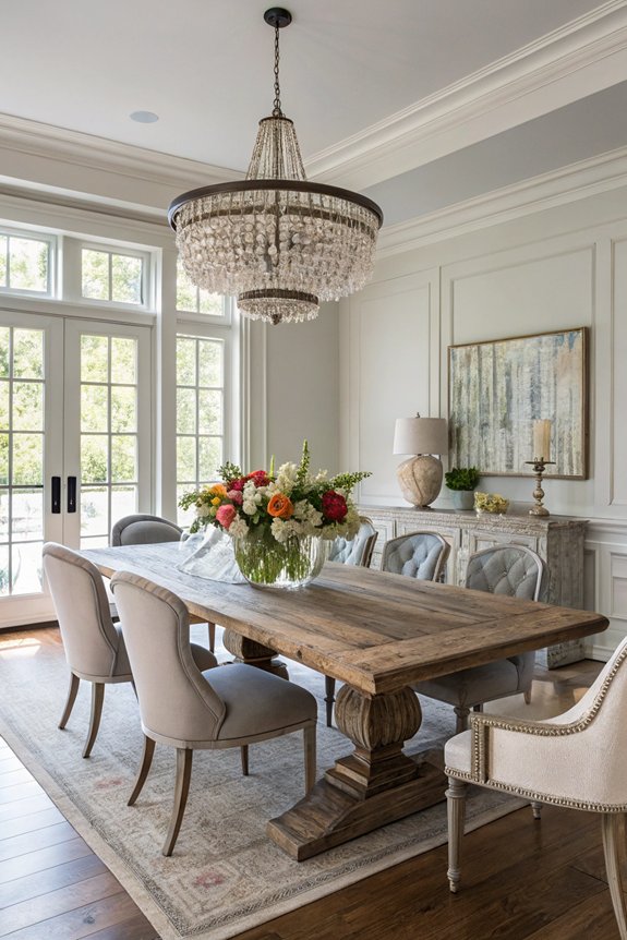 vintage contemporary design fusion