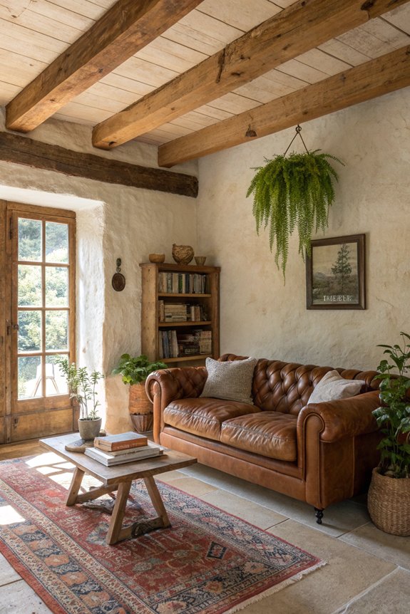 vintage decor adds warmth