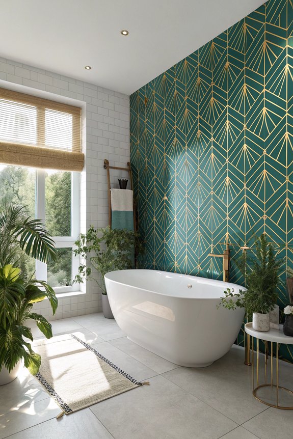 wallpaper accent wall solution