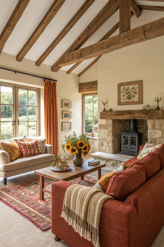 warm inviting color scheme