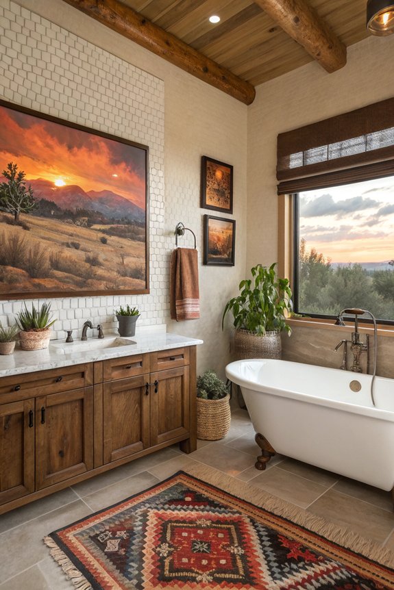 western artwork enhances design