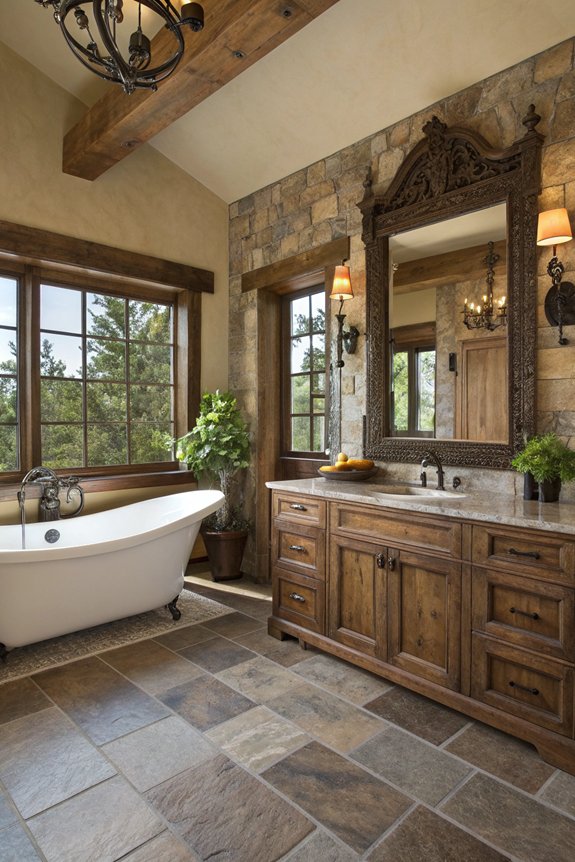 western inspired rustic mirrors