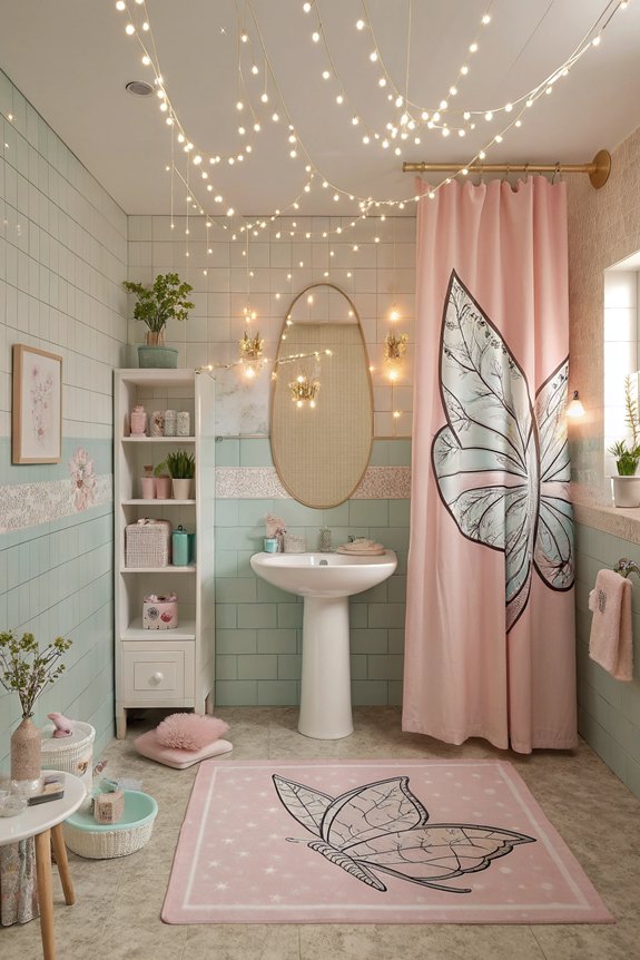 whimsical bathroom fairy tale