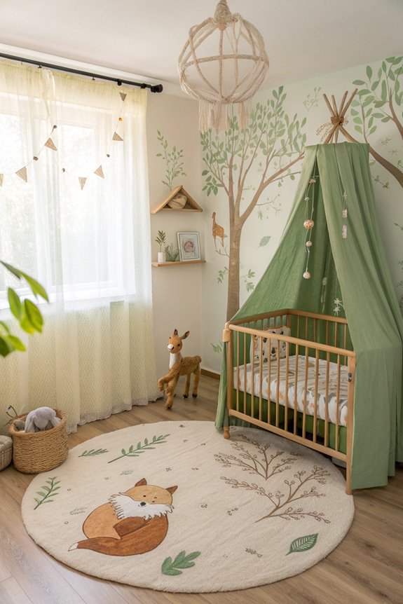 whimsical woodland animal decor